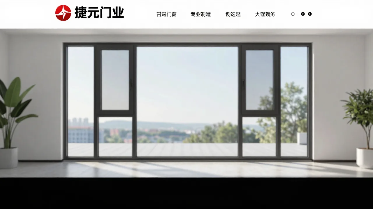 甘肃捷元门业科技发展有限公司 首页主视觉
